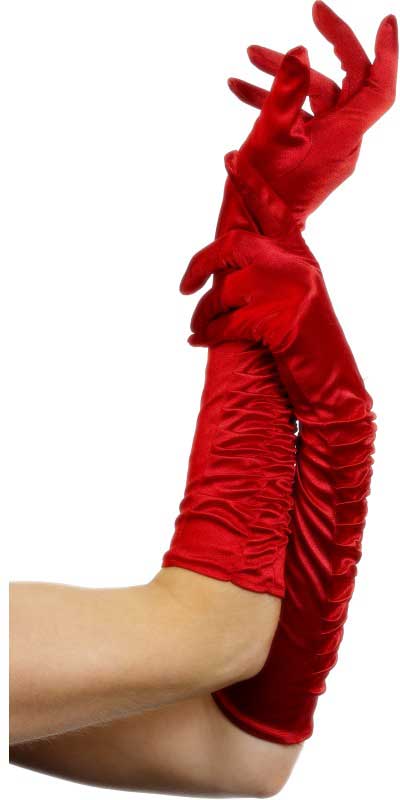 rote handschuhe kaufen Verführerische rote Handschuhe 46cm